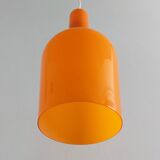 Orange Murano glass pendant lamp by Gino Vistosi for Vistosi, Italy 1960's