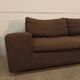Large brown fabric sofa, excellent quality