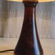 Pied de lampe à poser en bois massif style scandinave - mid. XXeme