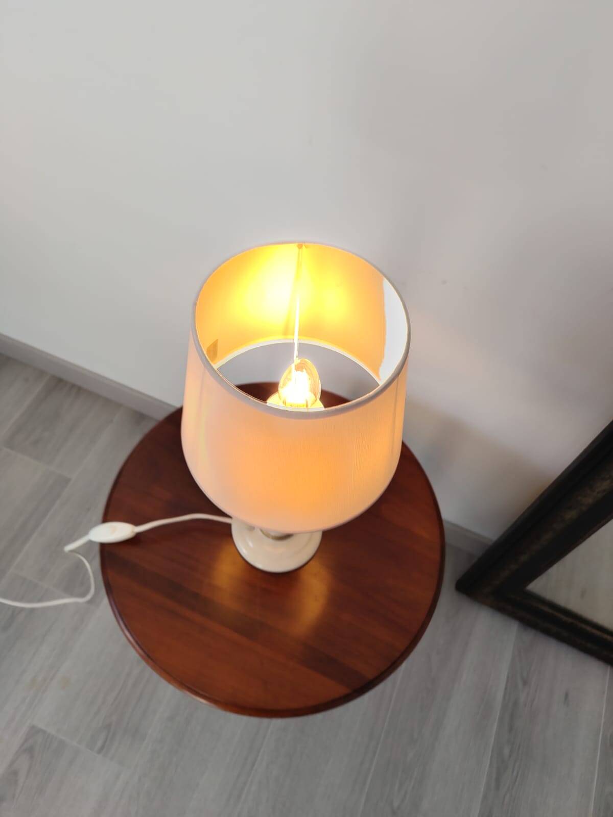 Lampe de salon en céramique craquelée