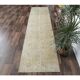 Orange Turkish hand-knotted runner 81x303