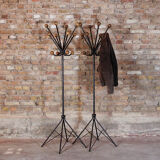 Door coats vintage parrot 12 balls swiveling in wood and steel