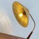 1960s Vintage Teak & Sisal Table Lamp by Temde Leuchten, Switzerland