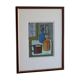 Still life cup and bottles signed Gayrau