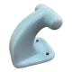 Vintage blue porcelain hook