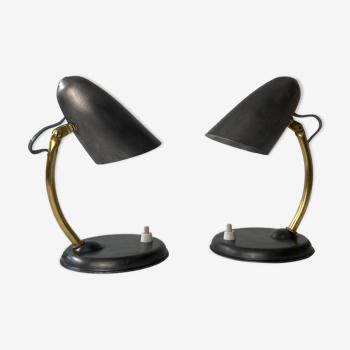 Pair of vintage lamps 1950