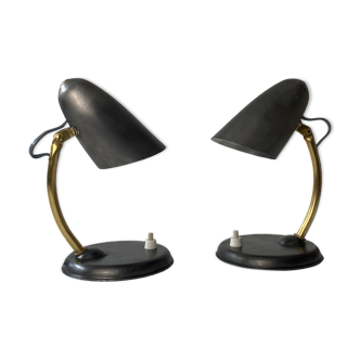 Pair of vintage lamps 1950