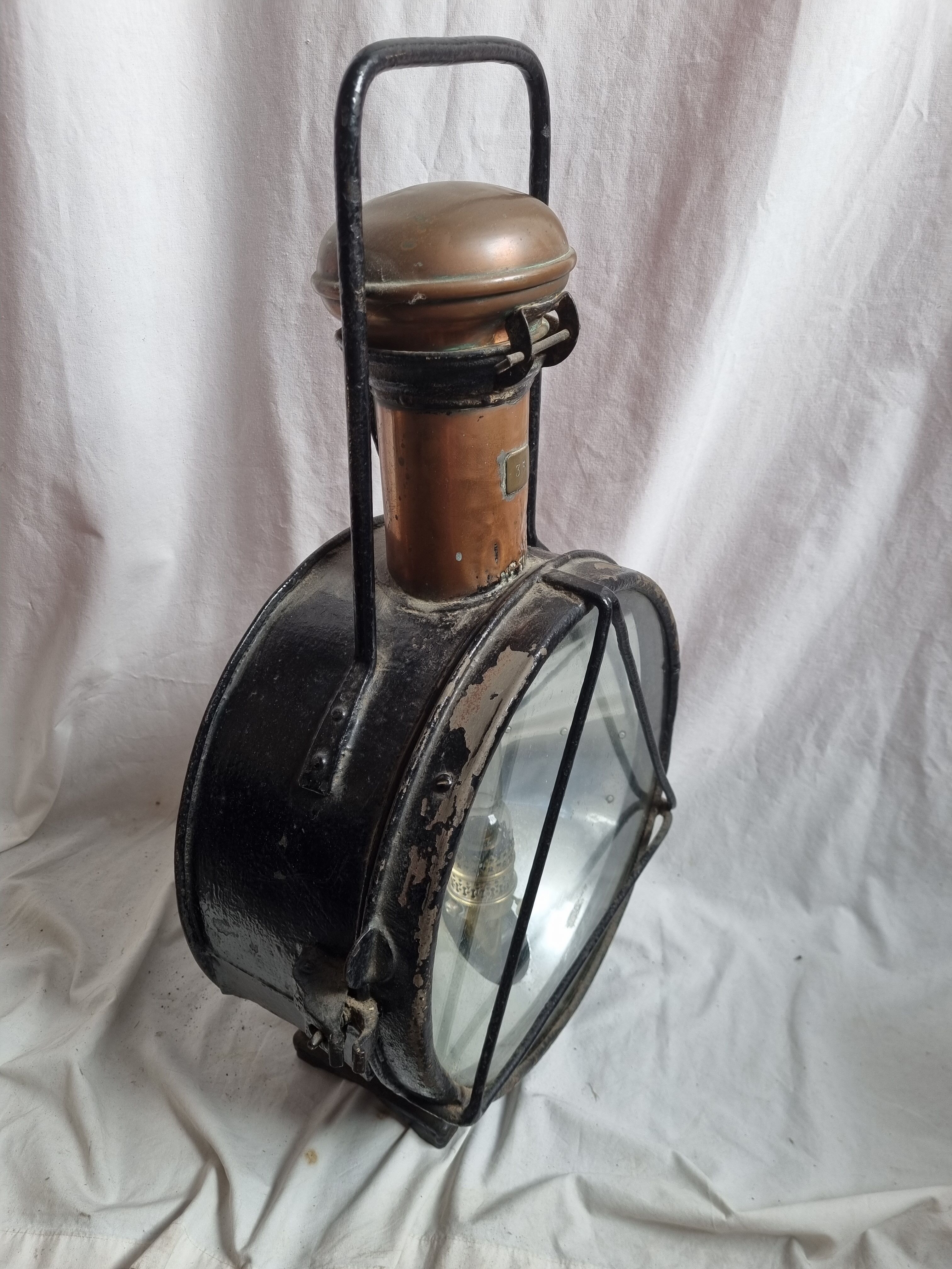 Sncf railway lamp from 1940