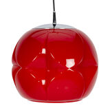 Red Peil & Putzler Pendant Lamp