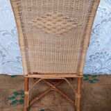 1960s rattan armchair