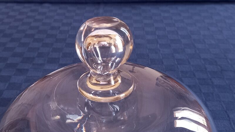 Cloche en verre pour la protection de divers aliments