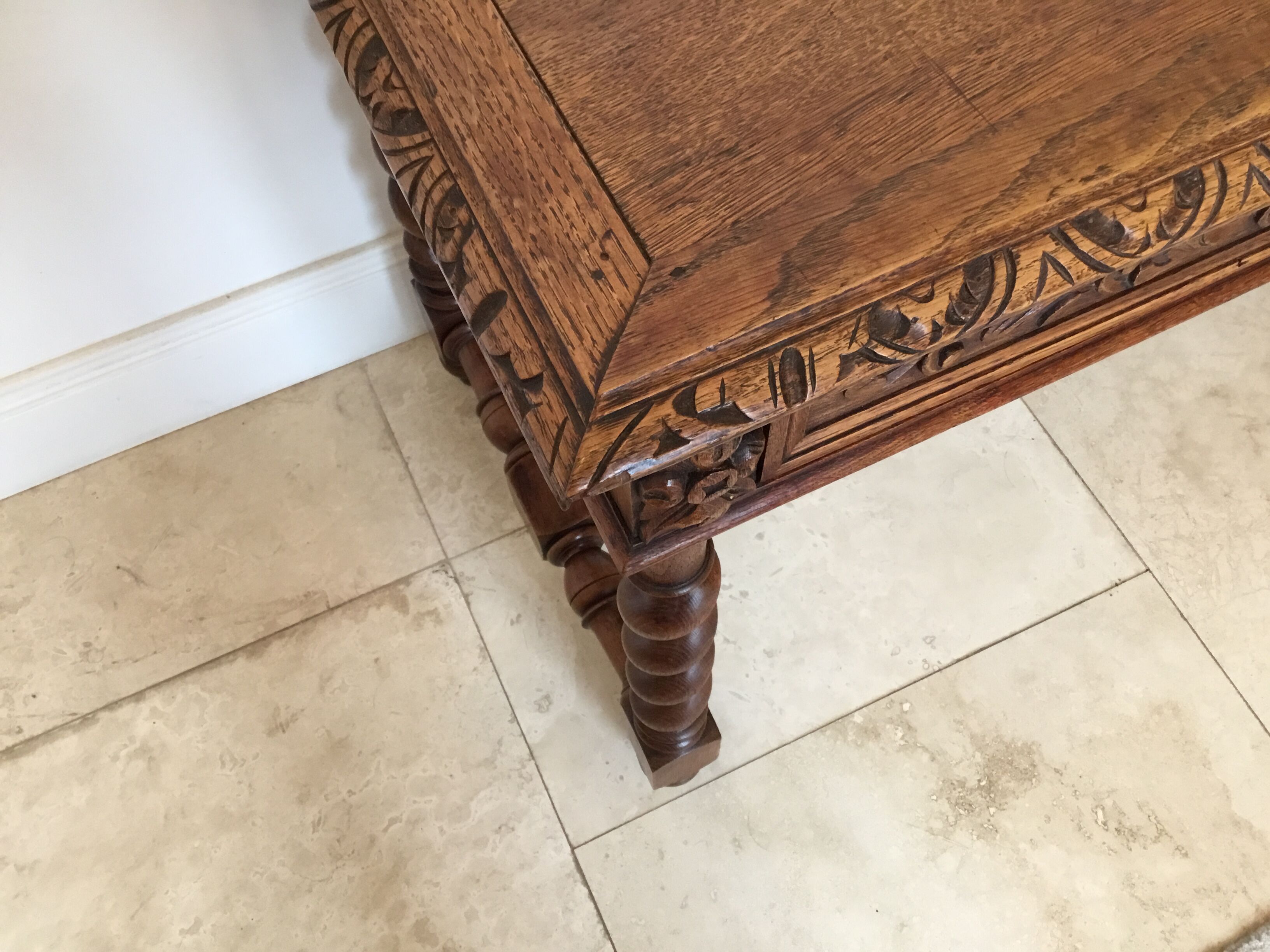 Louis XIII style office, feet turned