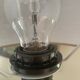 Lampe en bois ananas années 70