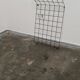 Vintage metal coat and hat rack