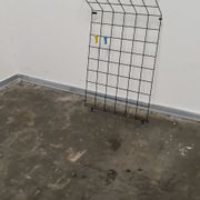 Vintage metal coat and hat rack