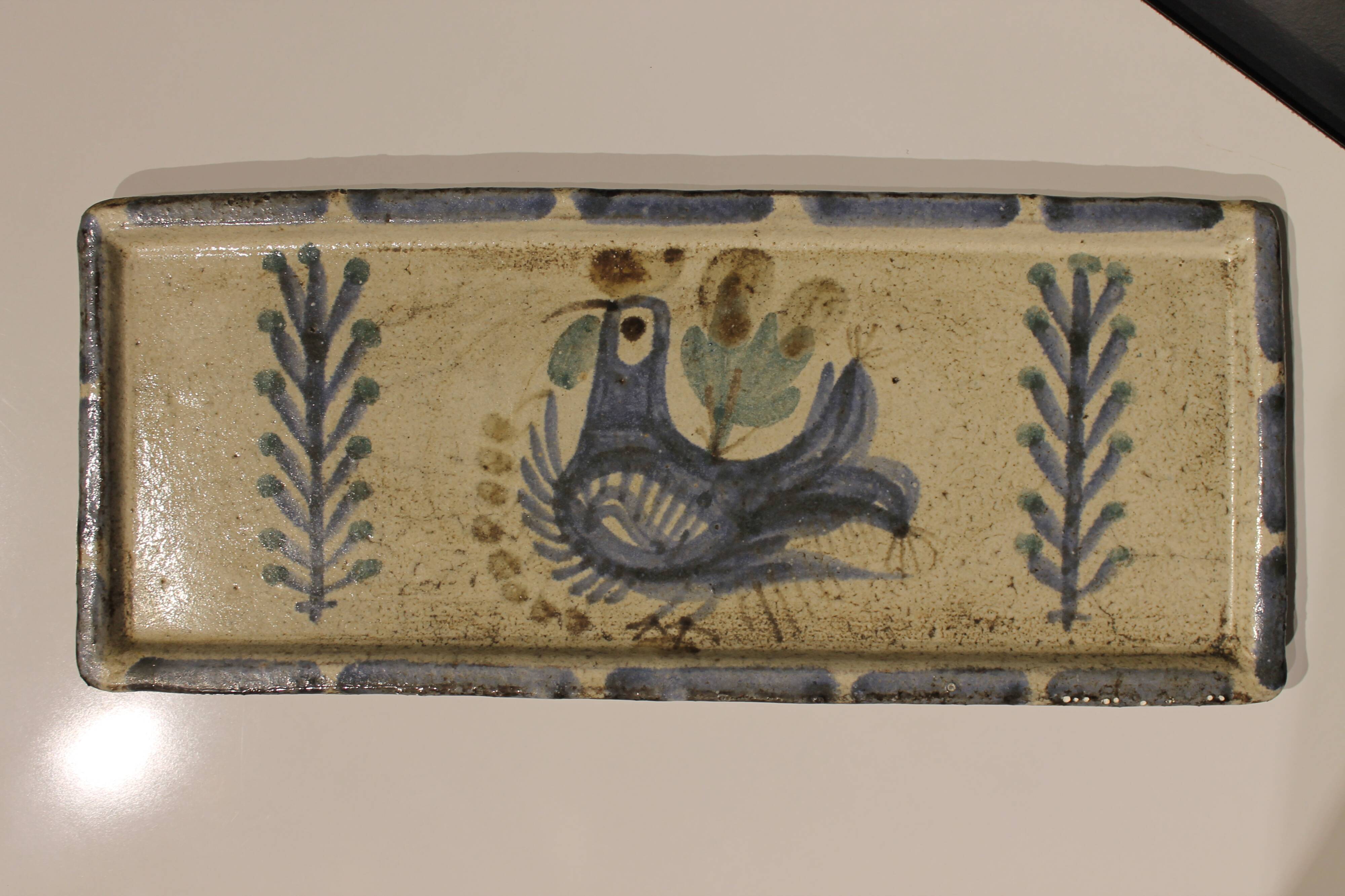 Large Gustave Reynaud dish