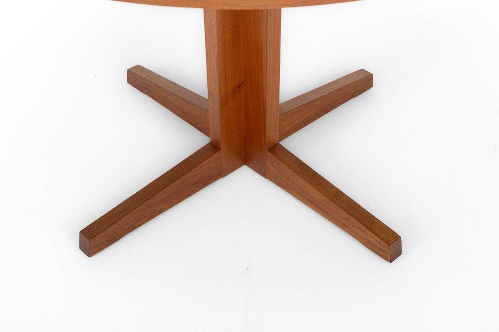 Table à manger extensible en teck, années 1960