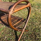 Vintage rattan coffee table