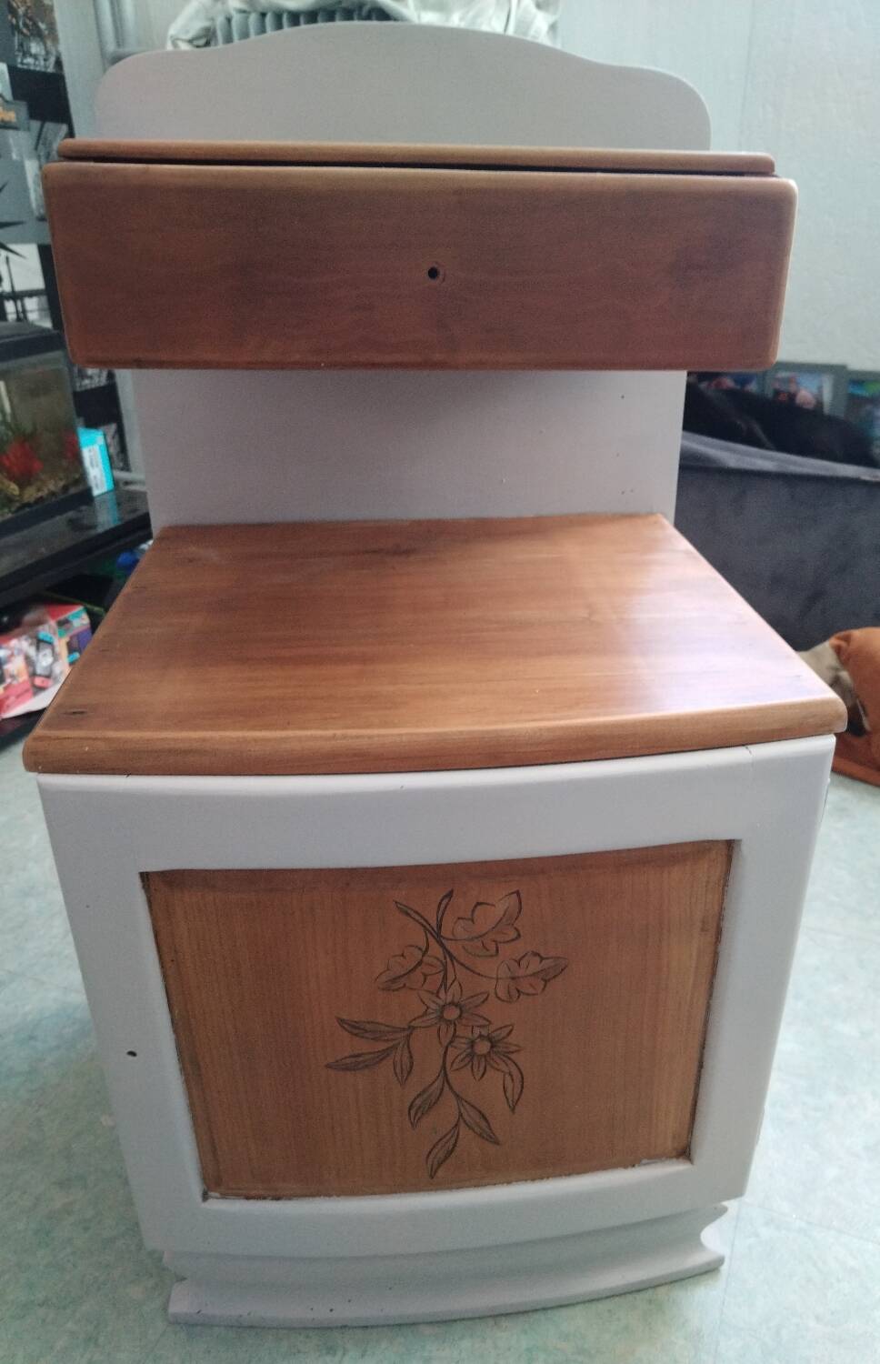 Renovated bedside table