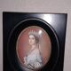 Old miniature paintings ebony frame