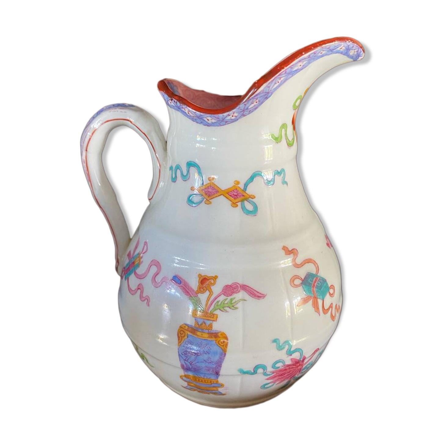Antique Minton porcelain milk jug