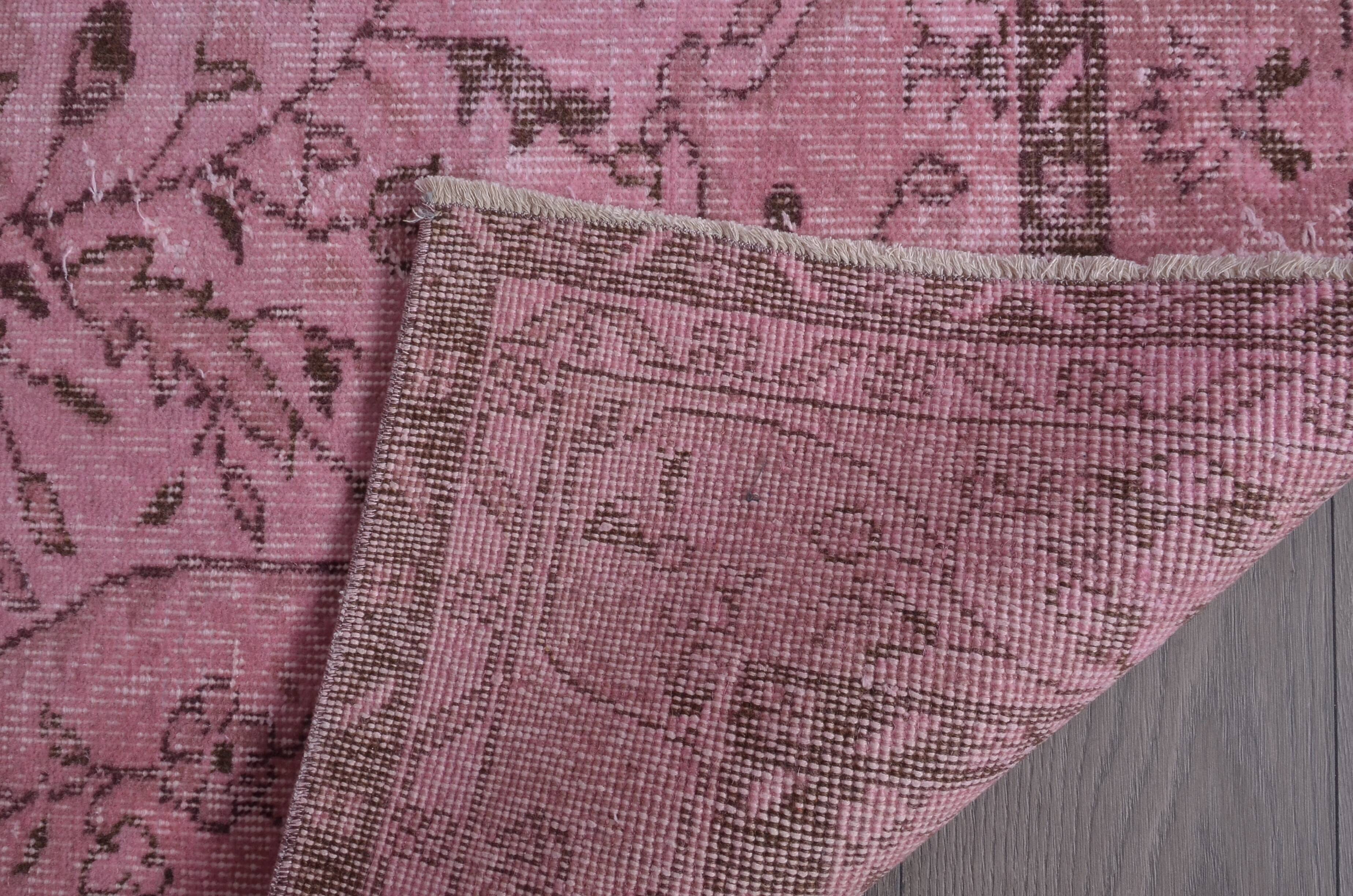 Pink Vintage Oushak Rug Sku2348