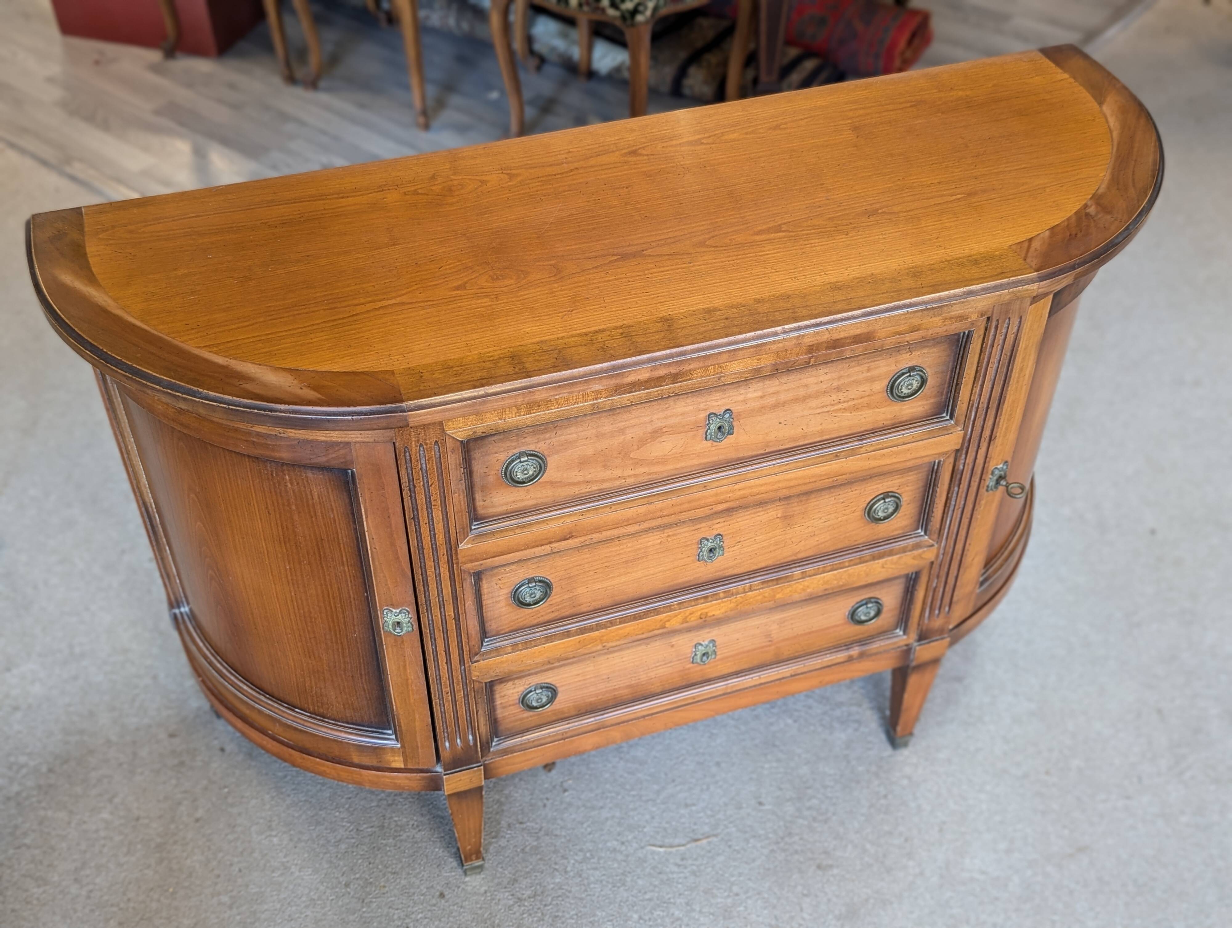 Directory half moon sideboard