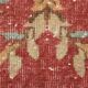 2x7 Vintage Burgundy Cream Turkish Runner Rug, 80x214Cm