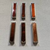 Contemporary design aluminum knife holder Bouillet Bourdelle goldsmith