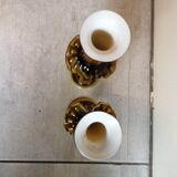 Pair of murano candle holders