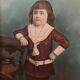 Portrait au pastel d’un enfant du début du 20e siècle