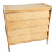 Commode vintage rénovée, années 50-60, chêne blond