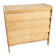 Commode vintage rénovée, années 50-60, chêne blond