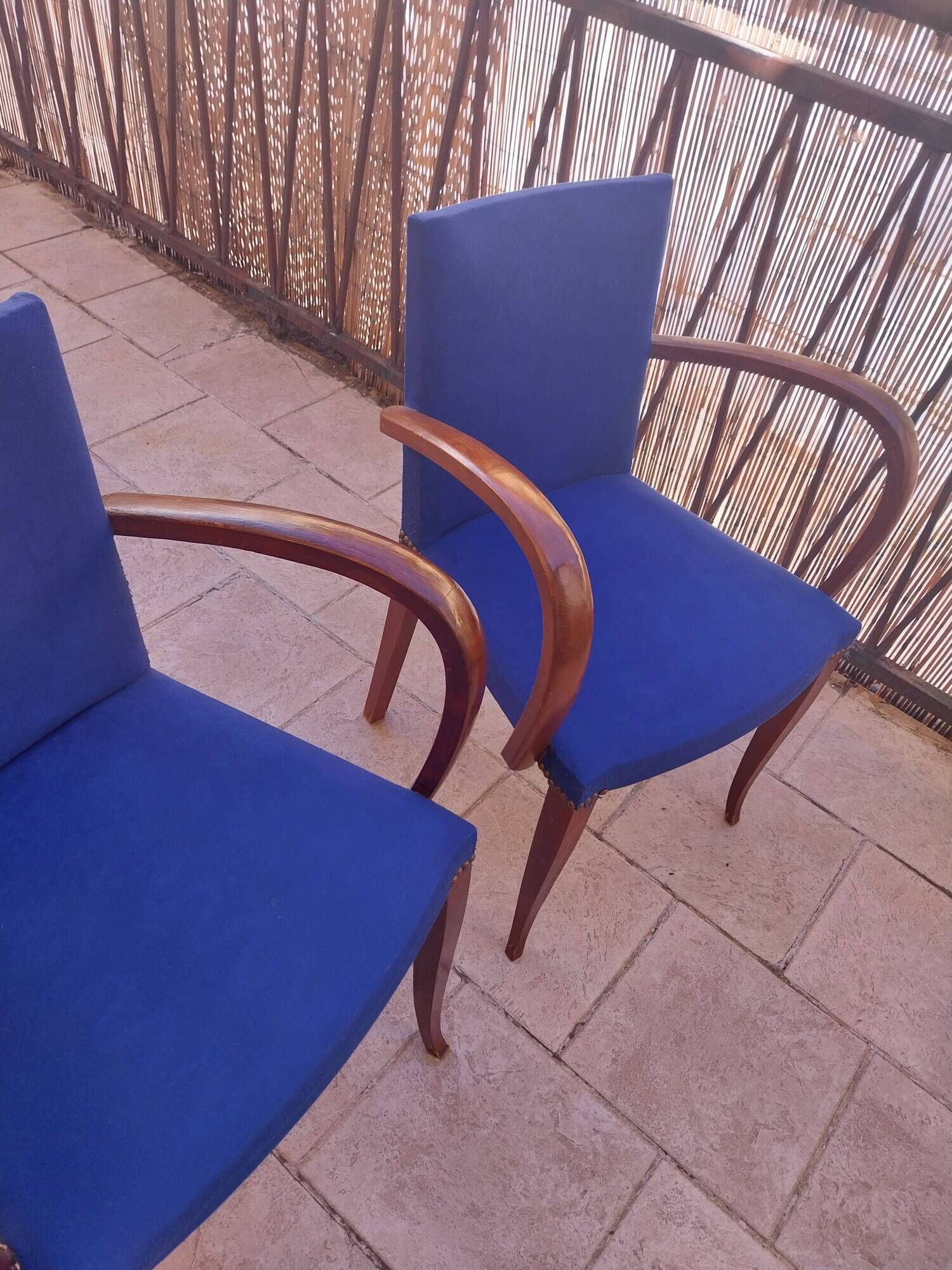 Pair of Bridge armchairs