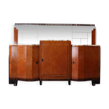 Art Deco buffet, Macassar Ebony and Walnut Burl, 1920-1930