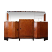 Art Deco buffet, Macassar Ebony and Walnut Burl, 1920-1930