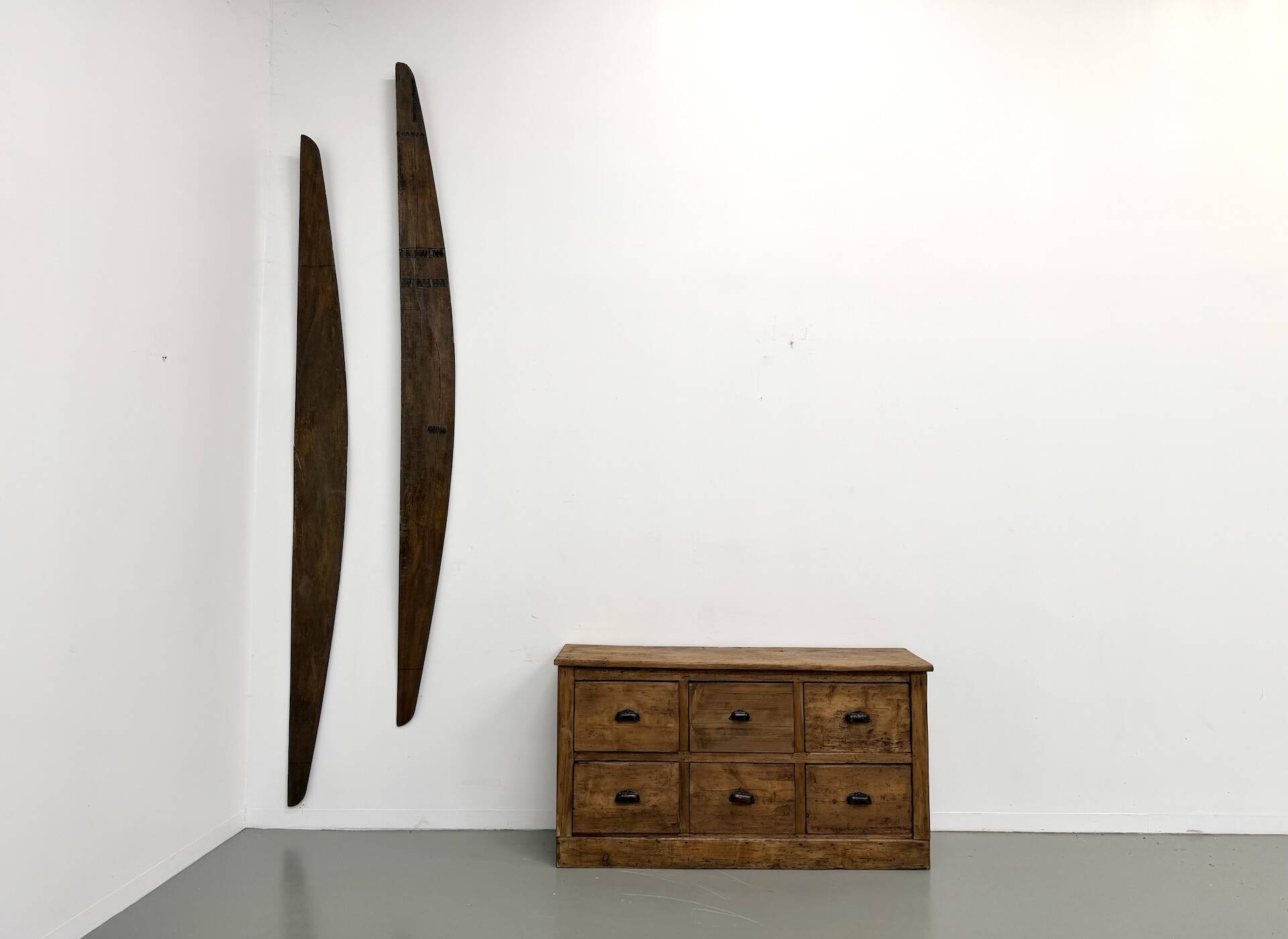 Six-drawer workshop cabinet