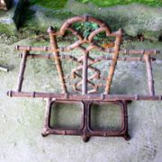 Vintage cast iron umbrella stand from the 1950s.