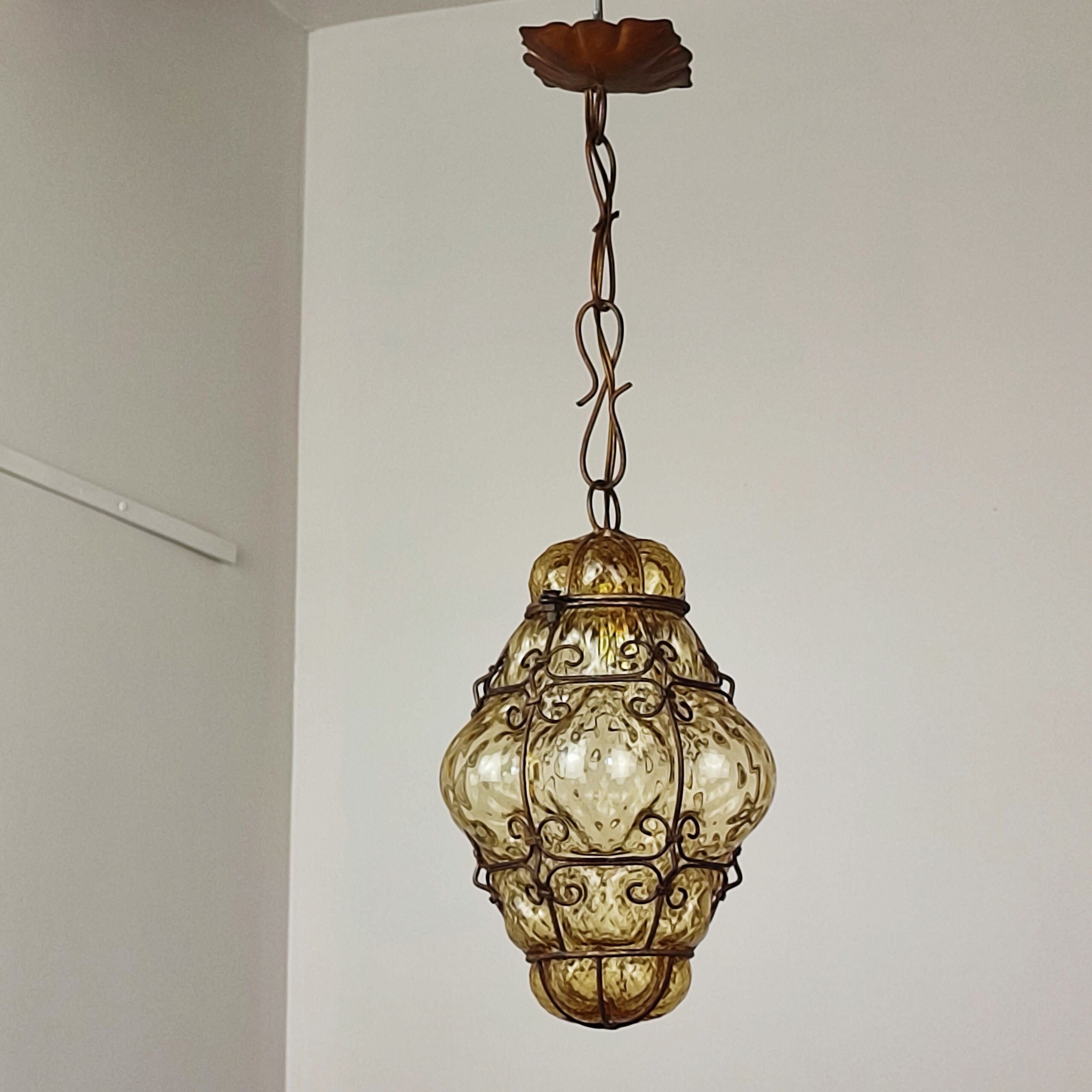 Venetian blown glass suspension