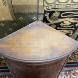 Transition style corner cupboard