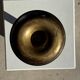 Large adjustable antique gold candlestick H20 D10