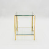 Gilded brass coffee table edited, numbered and signed Broncz