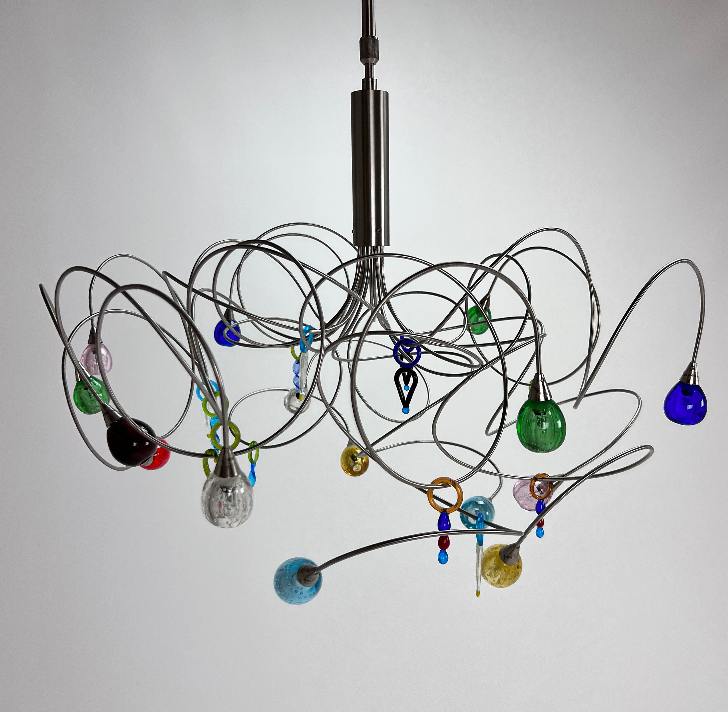 Harco loor strawberry design hanging lamp, 1990s