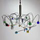 Harco loor strawberry design hanging lamp, 1990s