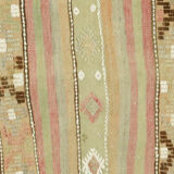 Anatolian handmade kilim rug 243 cm x 130 cm