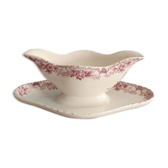 Pink Iron Earth Sauce Boat