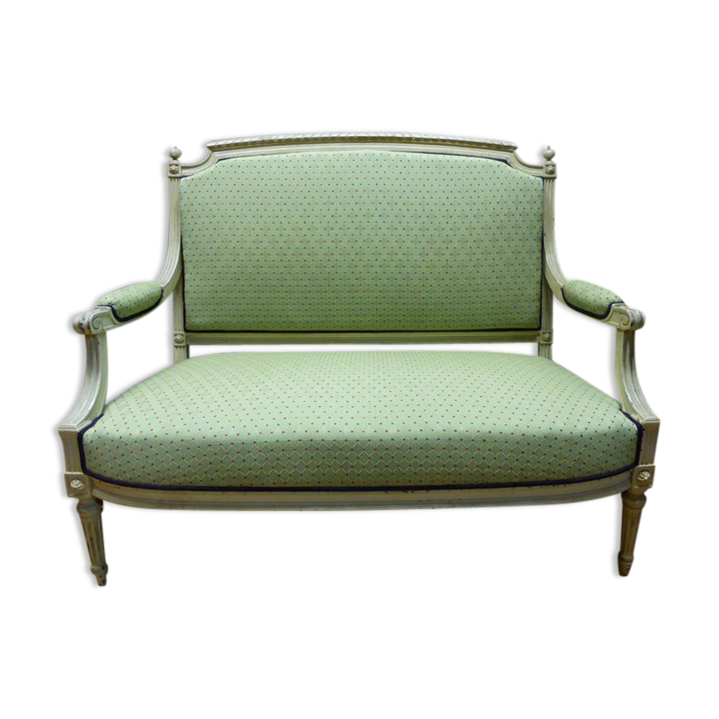 Louis XVI style lacquered sofa