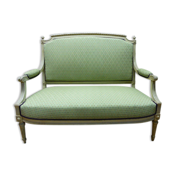 Louis XVI style lacquered sofa