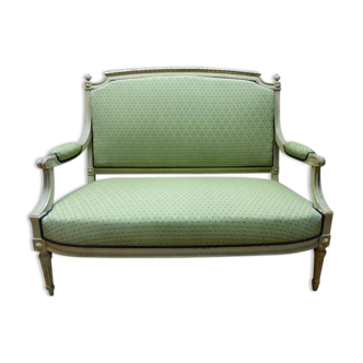 Louis XVI style lacquered sofa