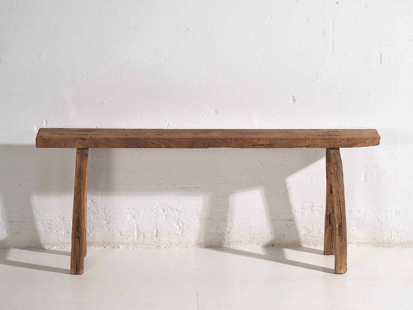 Ancien banc pour pied du lit (c.1870) #43